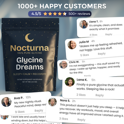 Glycine Dreams — Pure Glycine Sleep Support | Nocturna