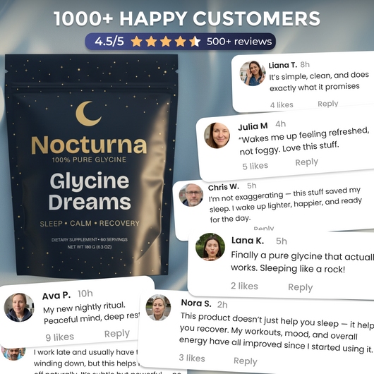 Glycine Dreams — Pure Glycine Sleep Support | Nocturna